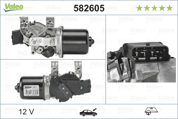 Motor stergator 582605 VALEO